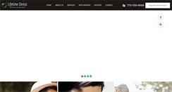 Desktop Screenshot of lifetimedentalga.com