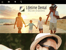 Tablet Screenshot of lifetimedentalga.com
